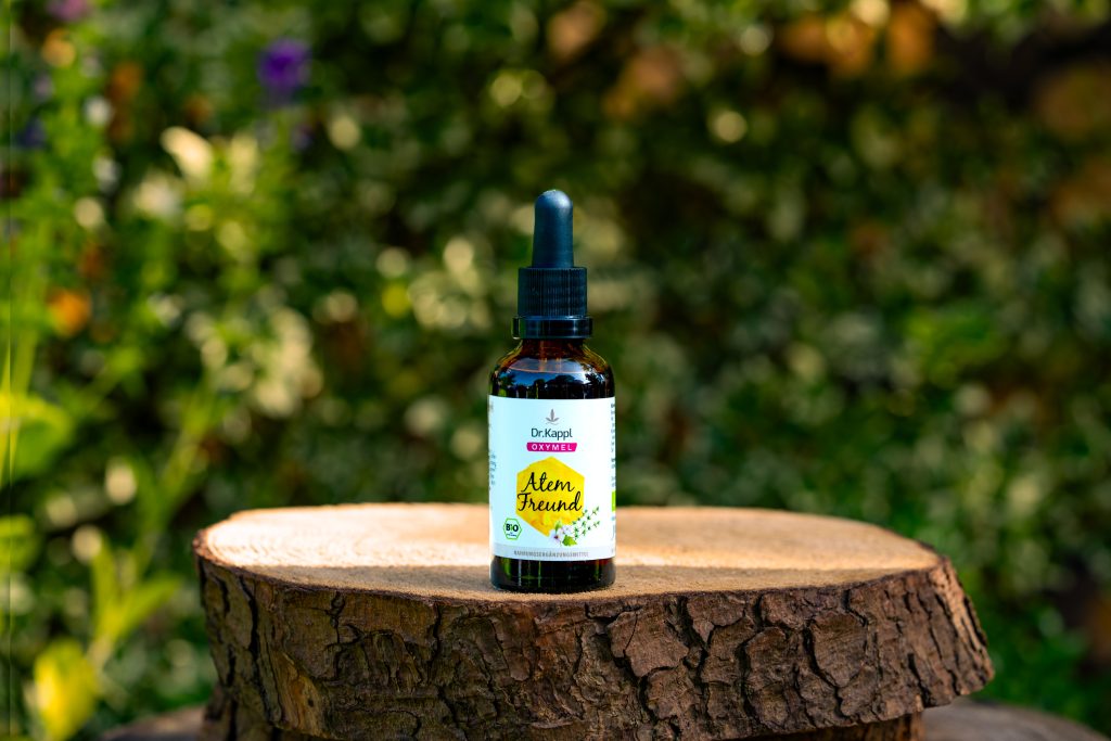 BIO Oxymel - bylinné kapky Hluboký nádech