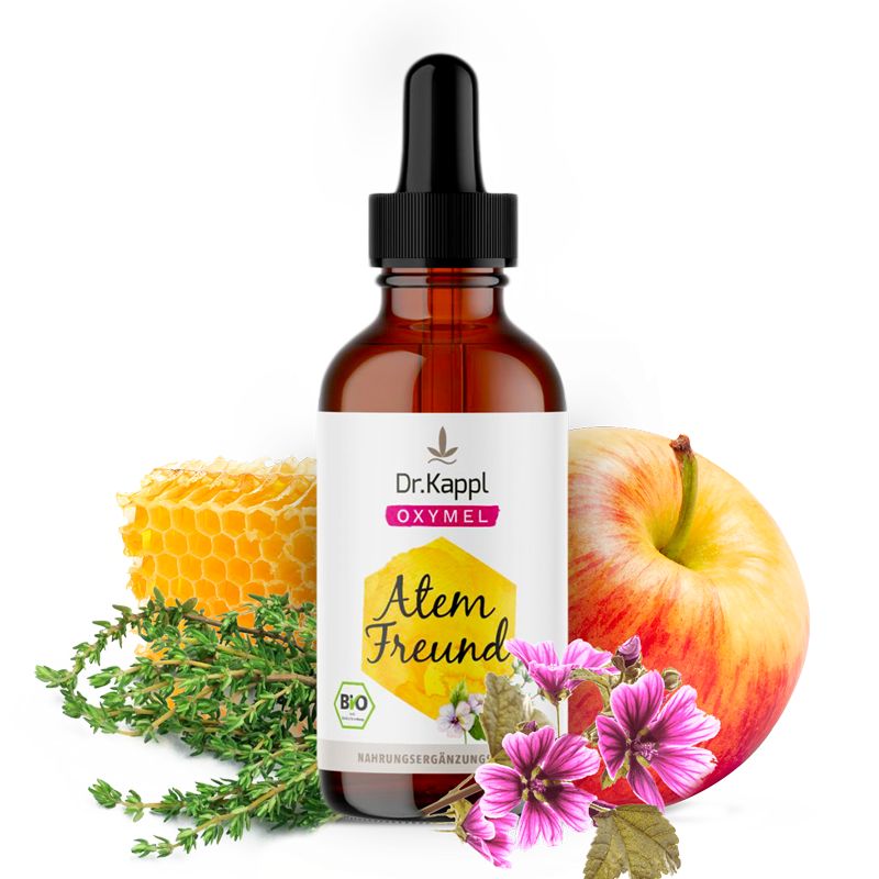 BIO Oxymel - bylinné kapky Hluboký nádech 58 g